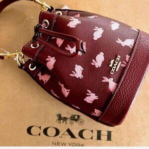 Coach bunny purse and wallet